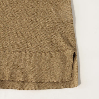 LINEN SILK SAILOR COLLAR KNIT