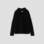 ENGLISH RIB CARDIGAN KNIT