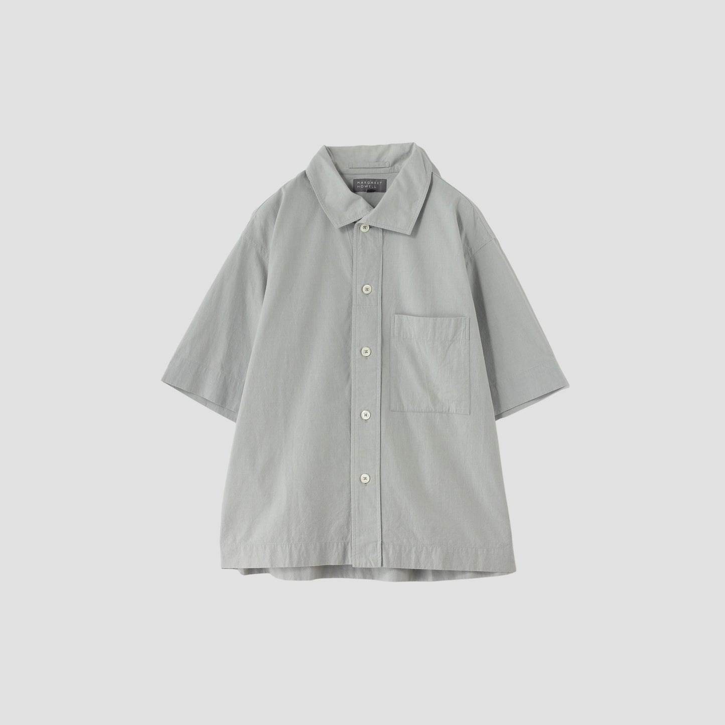 MELANGE COTTON POPLIN SHIRT