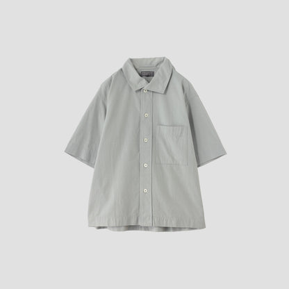 MELANGE COTTON POPLIN SHIRT