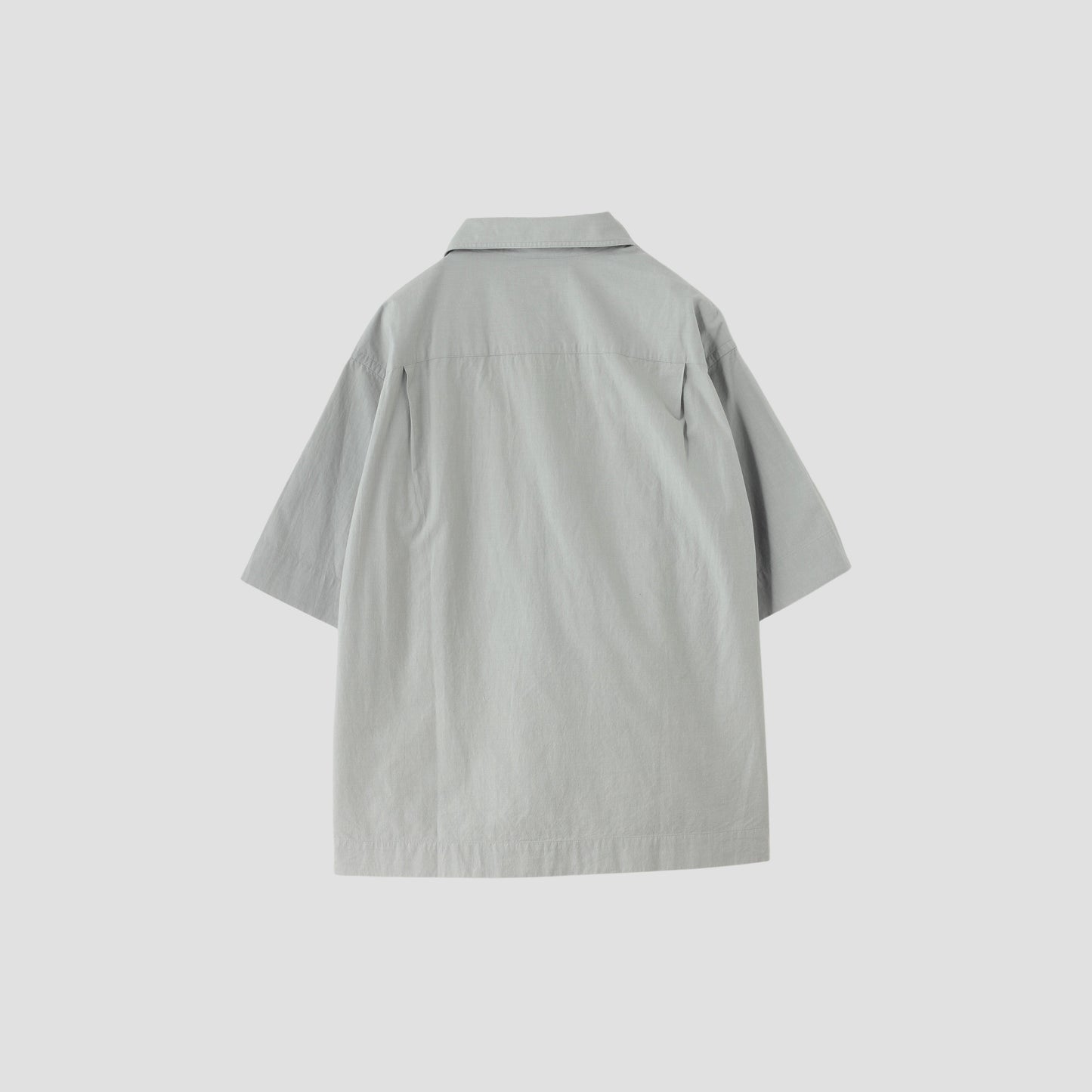 MELANGE COTTON POPLIN SHIRT