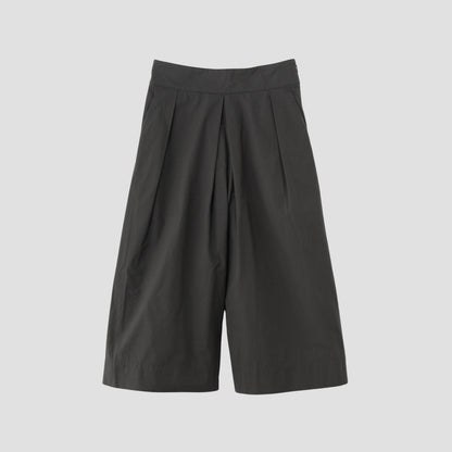 WASHED COTTON POPLIN TROUSERS