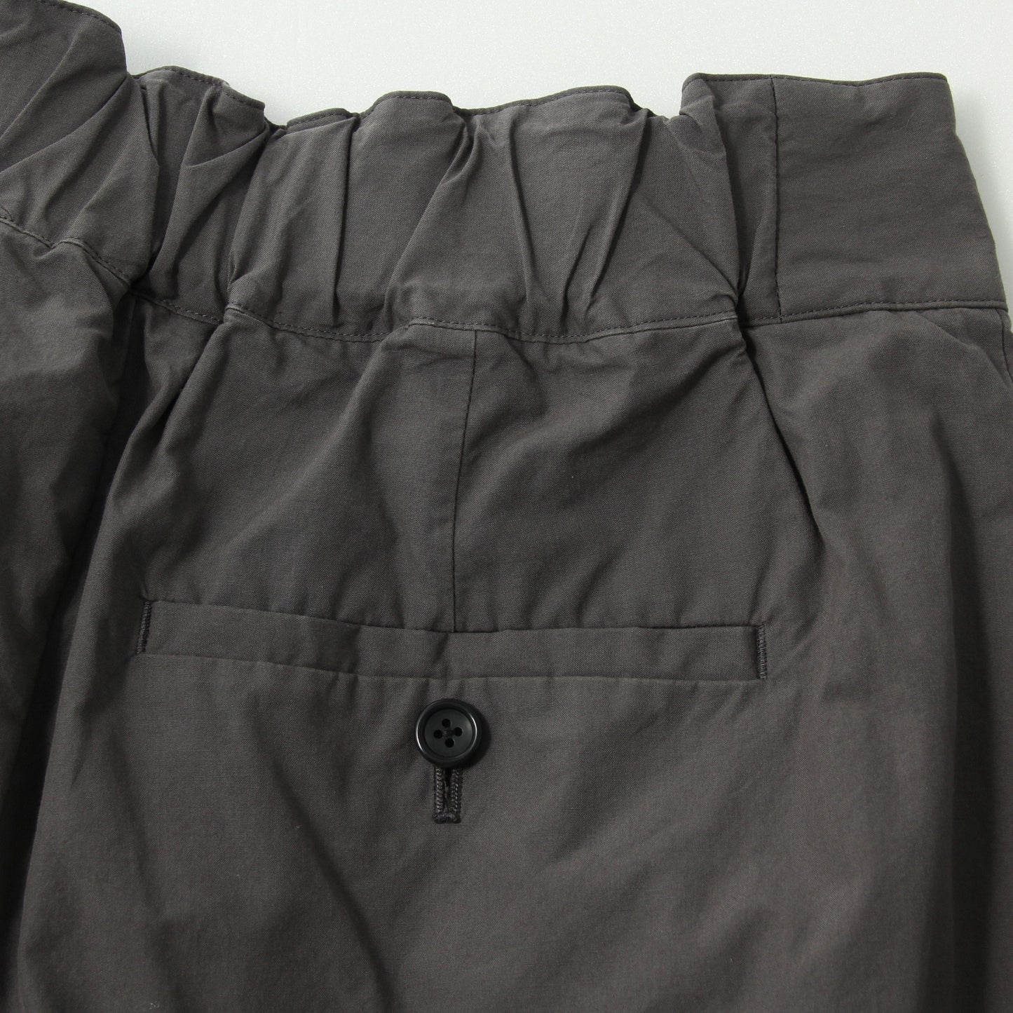 WASHED COTTON POPLIN TROUSERS