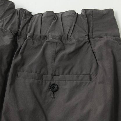 WASHED COTTON POPLIN TROUSERS