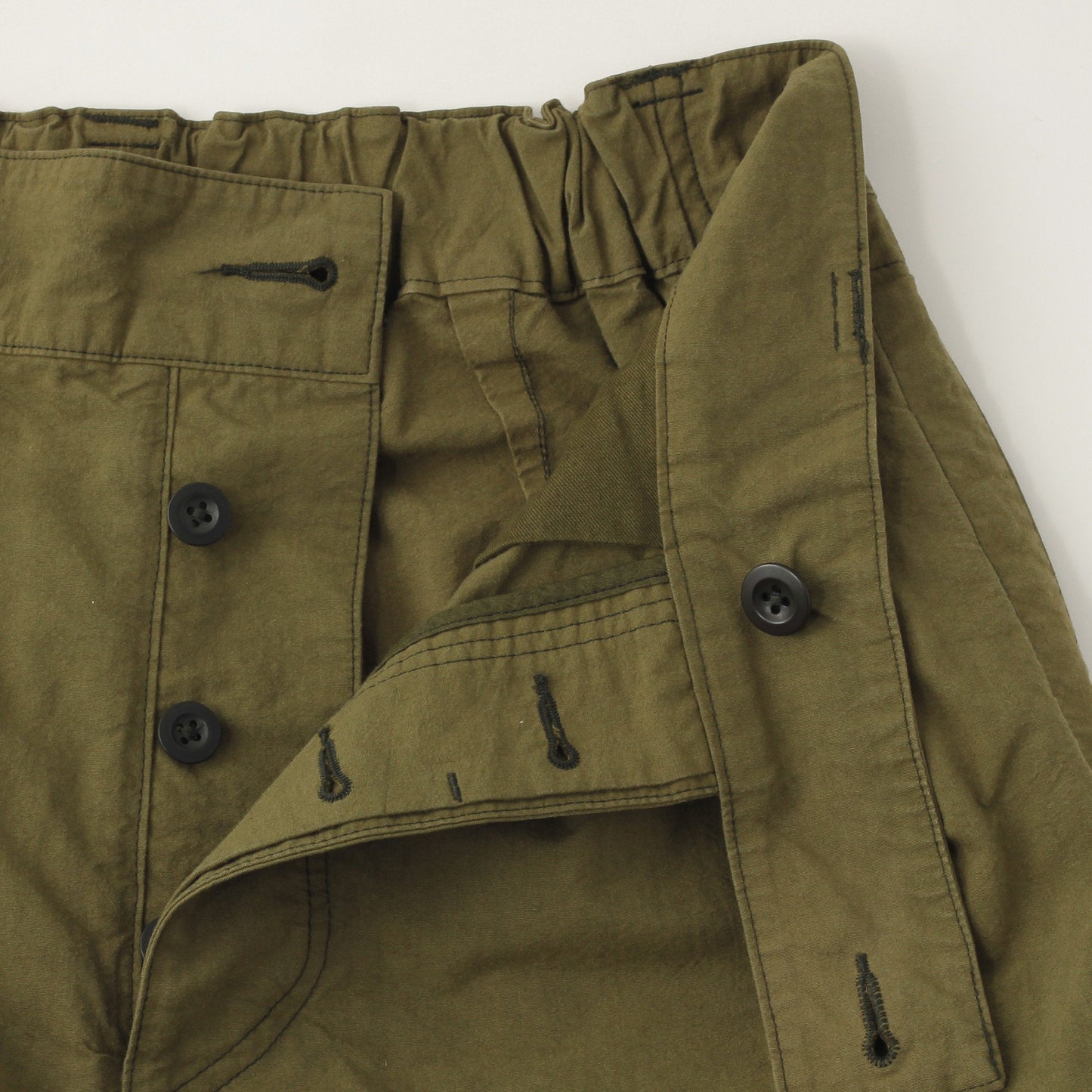 COTTON PLAIN WEAVE TROUSERS