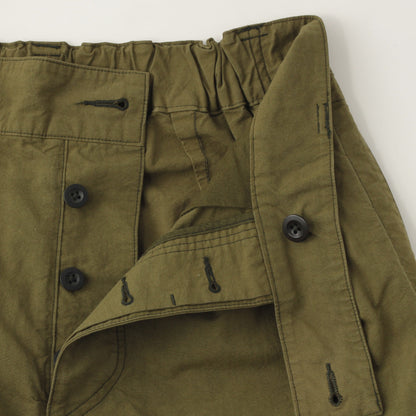 COTTON PLAIN WEAVE TROUSERS