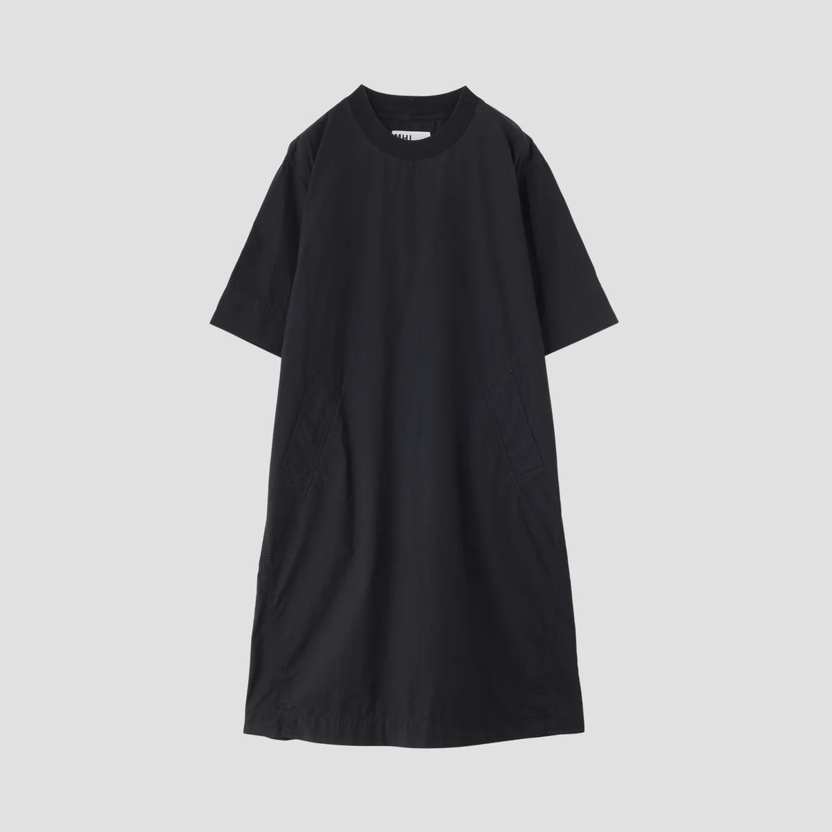WASHED DRY COTTON POPLIN DRESS