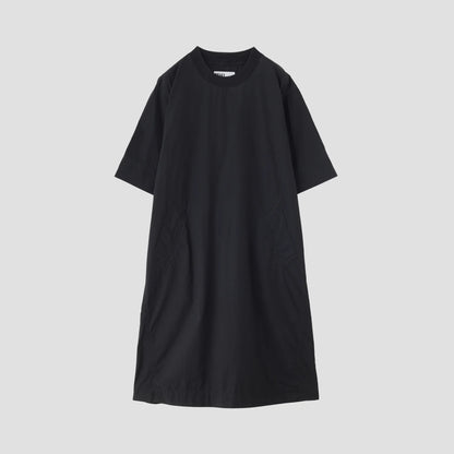 WASHED DRY COTTON POPLIN DRESS