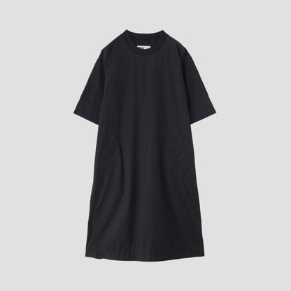 WASHED DRY COTTON POPLIN DRESS