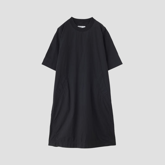 WASHED DRY COTTON POPLIN DRESS