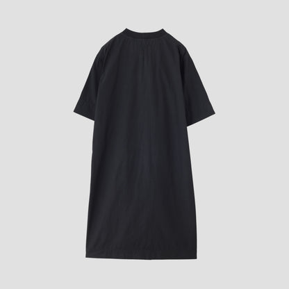WASHED DRY COTTON POPLIN DRESS