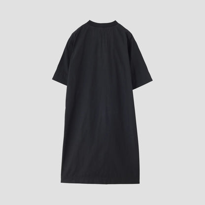WASHED DRY COTTON POPLIN DRESS