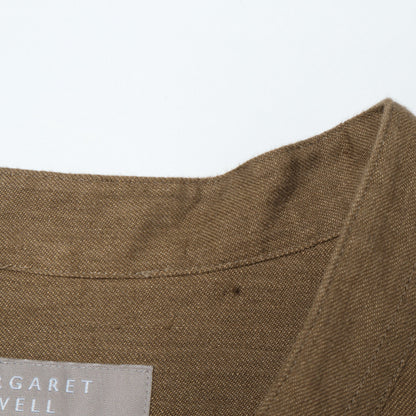 FADED LINEN COTTON TWILL DRESS