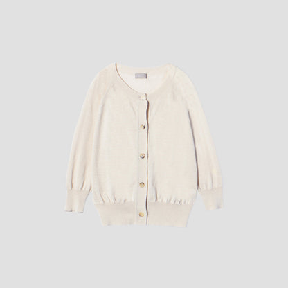 FINE LINEN COTTON KNIT