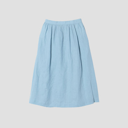 SHIRTING LINEN SKIRT