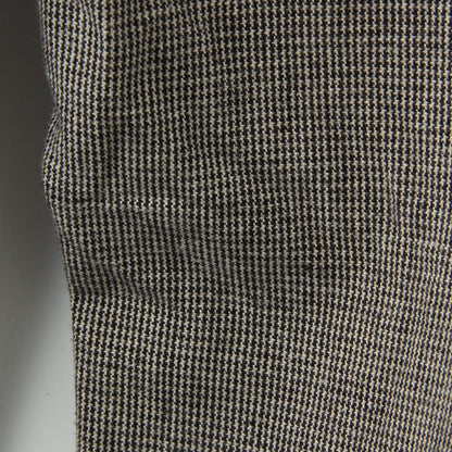 CHEF CHECK COTTON LINEN TROUSERS
