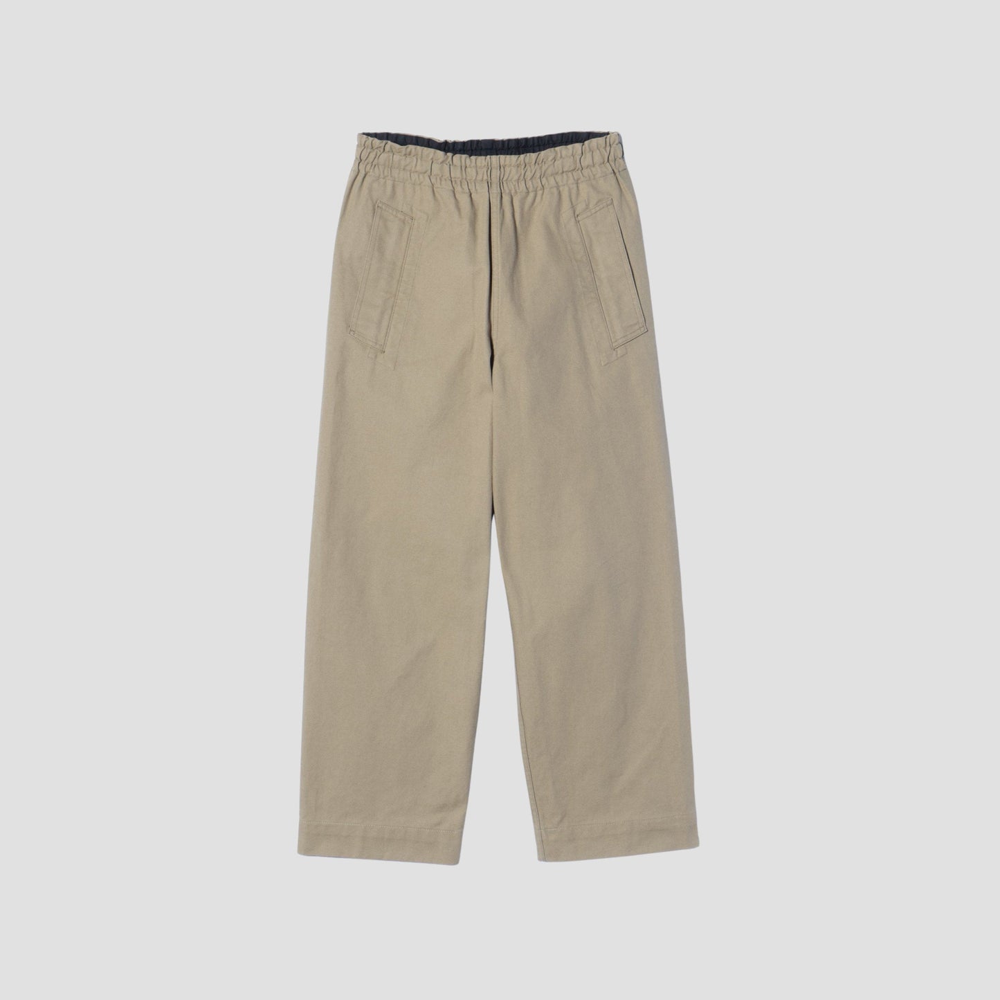 ORGANIC COTTON GABARDINE TROUSERS