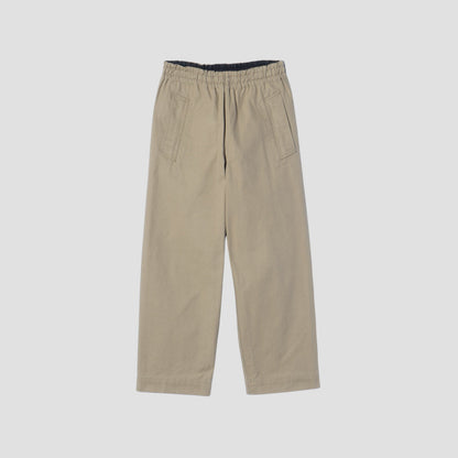 ORGANIC COTTON GABARDINE TROUSERS