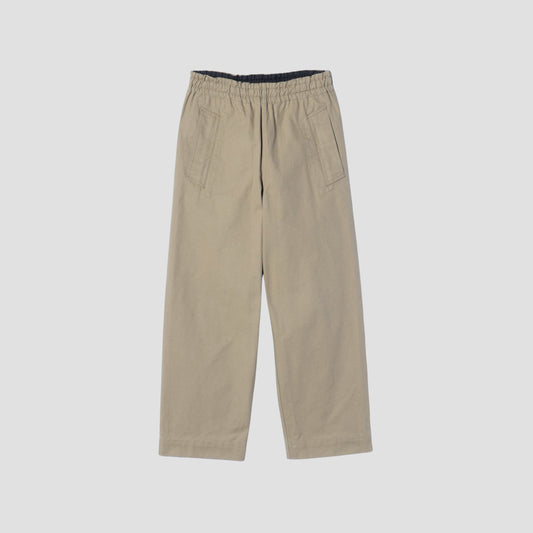 ORGANIC COTTON GABARDINE TROUSERS