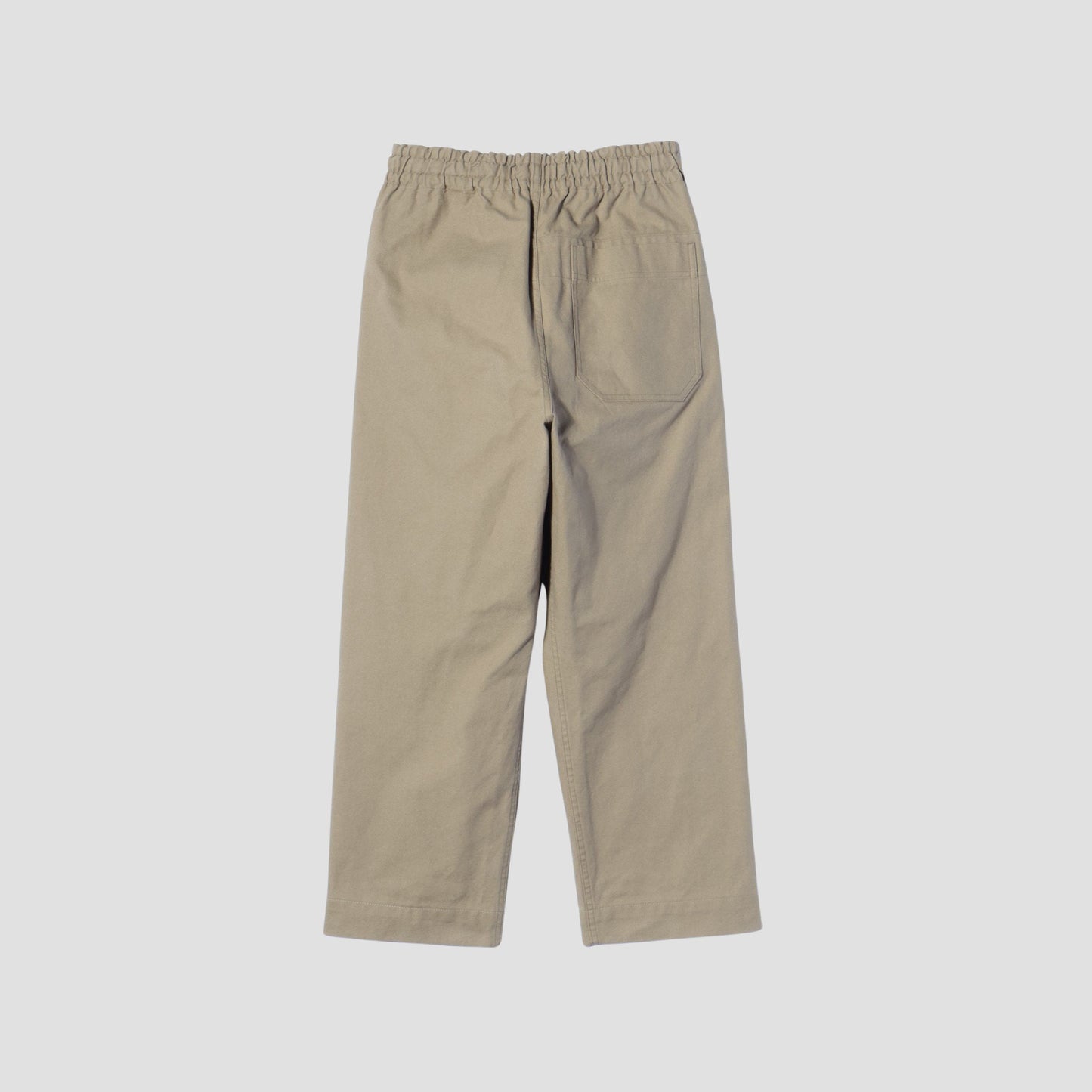 ORGANIC COTTON GABARDINE TROUSERS