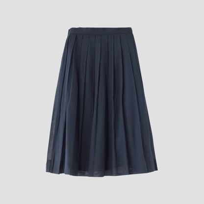 SILK COTTON GAUZE SKIRT