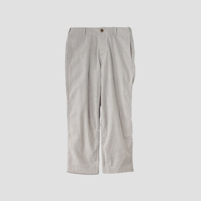 LINEN COTTON CANVAS TROUSERS