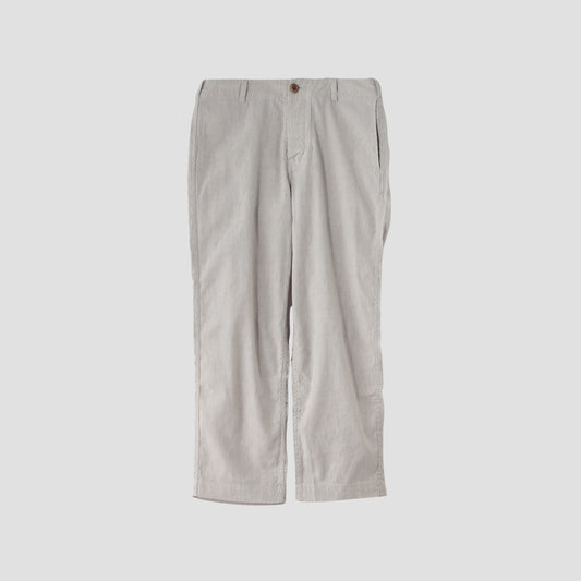 LINEN COTTON CANVAS TROUSERS