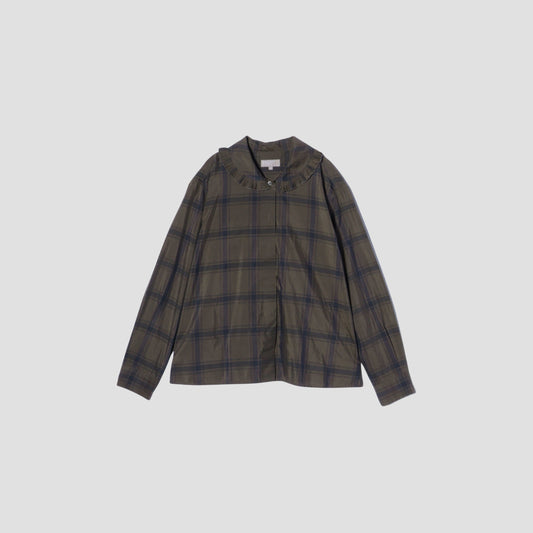 COTTON SILK CHECK SHIRT