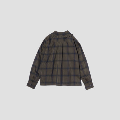 COTTON SILK CHECK SHIRT