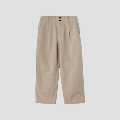 COTTON LINEN TROUSERS