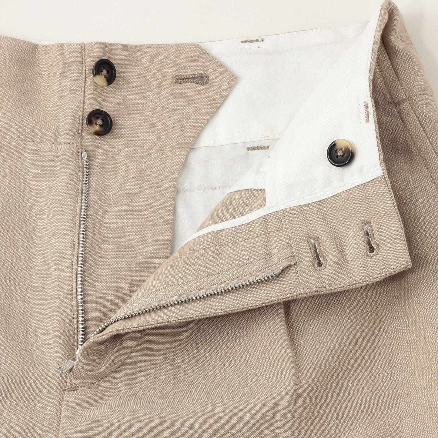 COTTON LINEN TROUSERS