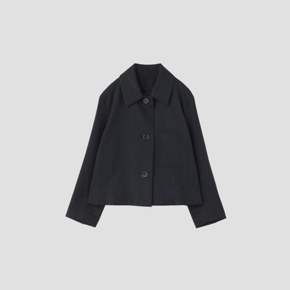 LINEN COTTON TWILL JACKET
