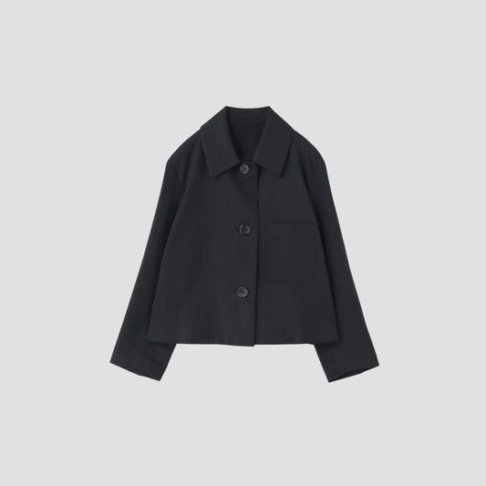 LINEN COTTON TWILL JACKET