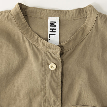 GARMENT DYE BASIC POPLIN(MHL SHOP限定) SHIRT