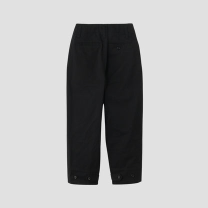 ORGANIC COTTON TWILL TROUSERS
