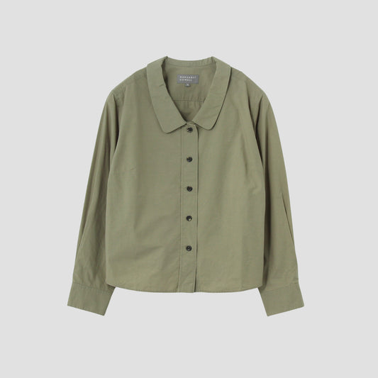 COTTON WOOL POPLIN SHIRT