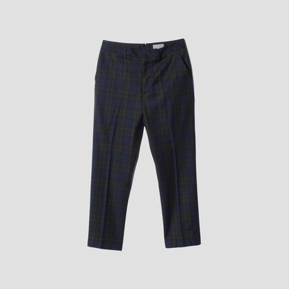 WOOL BLACKWATCH TROUSERS