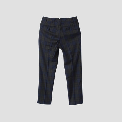 WOOL BLACKWATCH TROUSERS