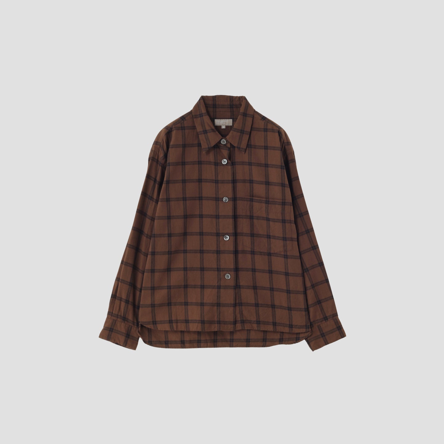 LARGE CHECK COTTON SHIRT