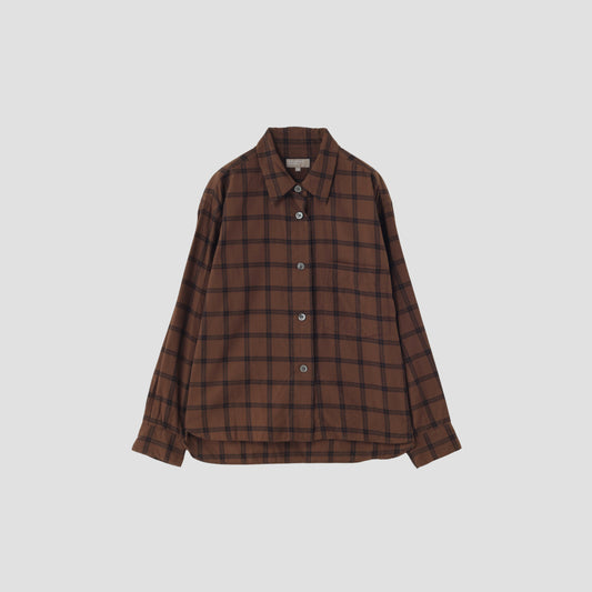 LARGE CHECK COTTON SHIRT