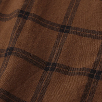 LARGE CHECK COTTON SHIRT