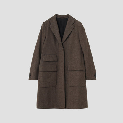 SOFT HERRINGBONE COAT