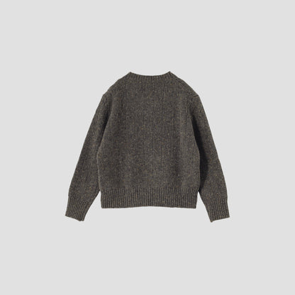 SOFT WOOL DONEGAL KNIT