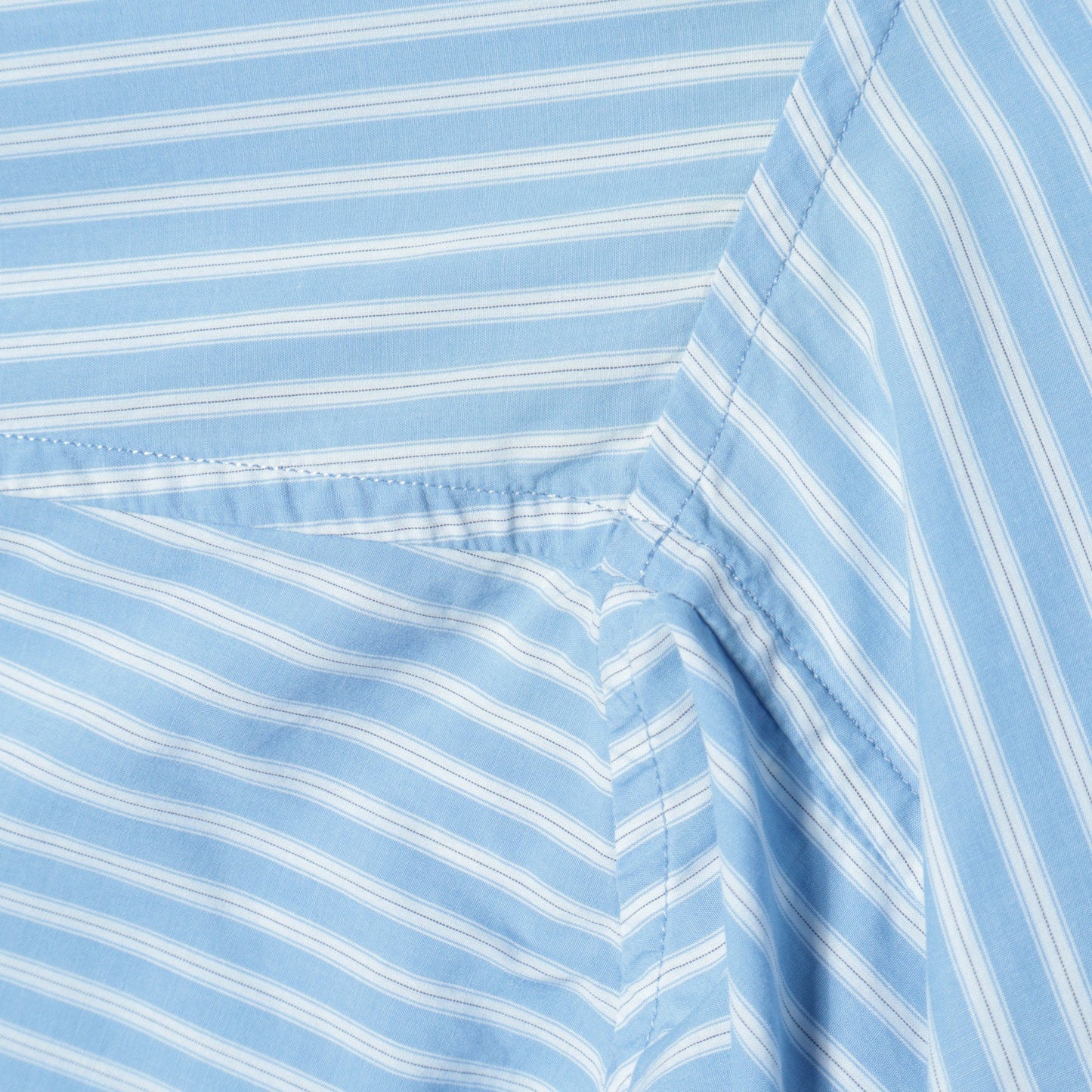BLUE STRIPE COTTON SHIRT