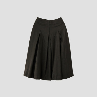FINE WOOL FLANNEL SKIRT