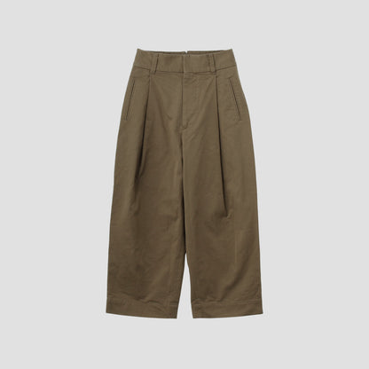 COTTON TWILL TROUSERS