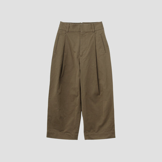 COTTON TWILL TROUSERS
