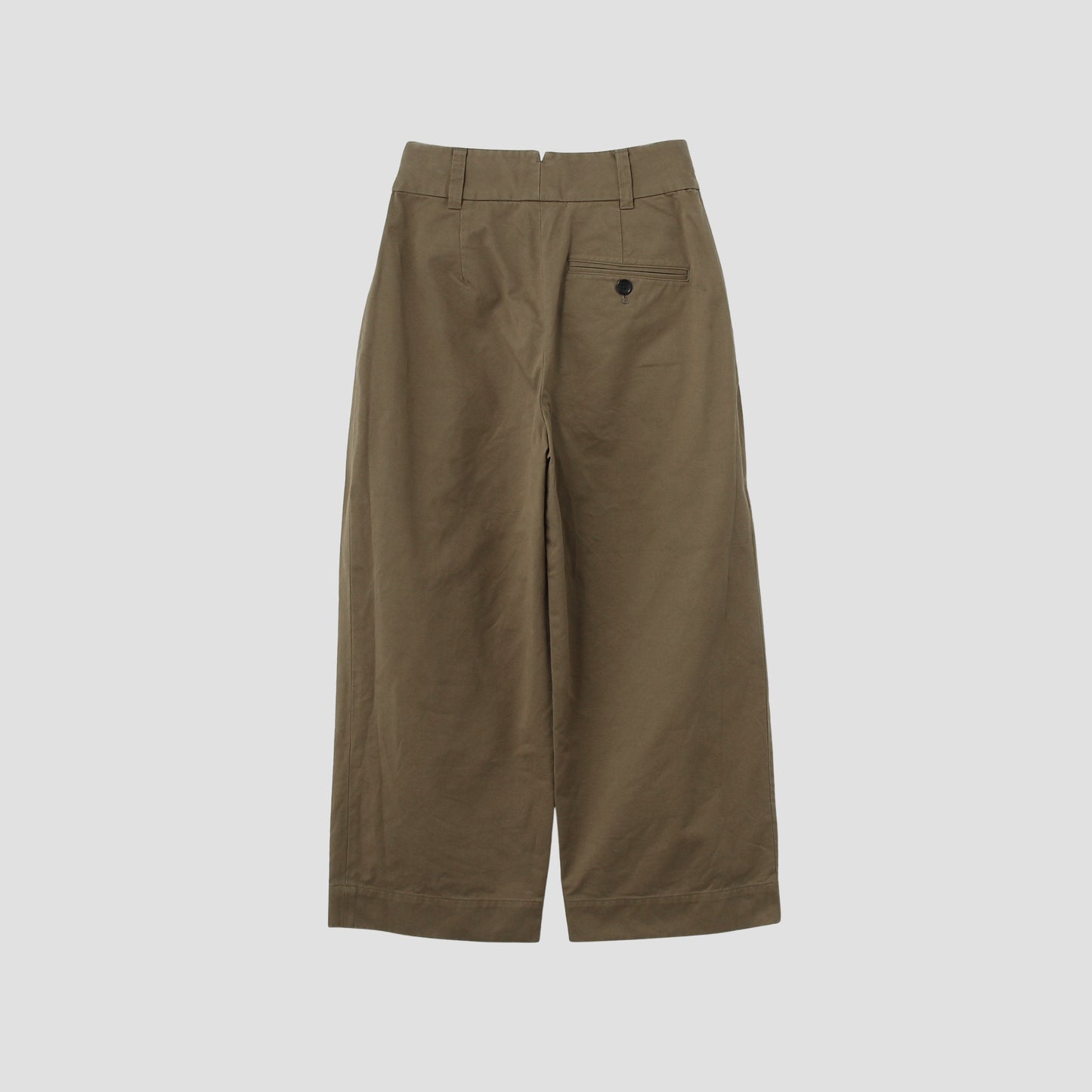 COTTON TWILL TROUSERS