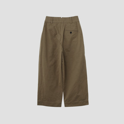 COTTON TWILL TROUSERS