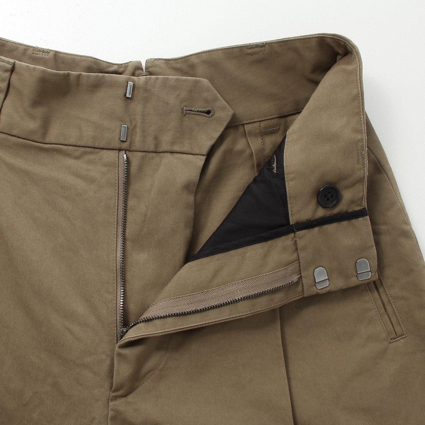 COTTON TWILL TROUSERS